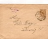 2 Kreuzer GS. Zeitungsschleife 1897 Aussig Datum Verkehrt !
